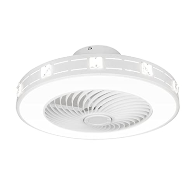 Noaton 11050W Nebula, Blanco, Ventilador de techo con luz, Mando a distancia, Atenuación LED, 3 temperaturas de color ajustables, Temporizador, Flujo 