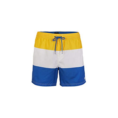 O'Neill Pm Horizon Shorts, Bañador para Hombre, Multicolor (2950 Yellow AOP W/Blue), XXL