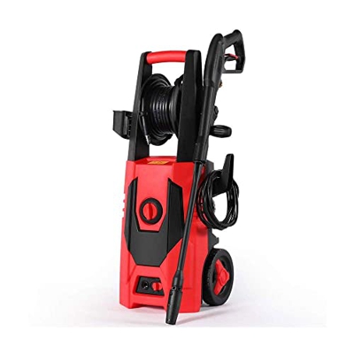 ZBBN IPX5 Household Pressure Washer, 1800W 3000 PSI 1.80 GPM Car Jet Washer with Hose Reel, Dirt Blaster Lance, Full Control Vario Lance and Foam Cann