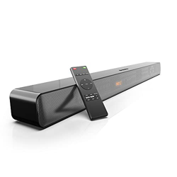 Barra de Sonido para TV, 2.0 Canales, 100 W, DSP Altavoz con subwoofer Integrado, Sonido Envolvente 3D, 9 Modos de Ecualización con HDMI ARC, óptico,  características