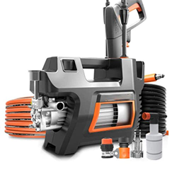 ZBBN Pressure Washer, Electric Power Washer with Spray Gun and Brush，4 Quick Connector Nozzles for Driveway, Deck, Patio Furniture, Car Washing características