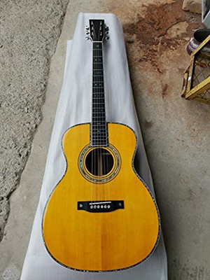 YYYSHOPP 39 Pulgadas De Tablero De Dedos De Ébano Todos Los Sillones Sólidos Guitarra De Palisandro De Palisandro Hecho A Mano De Guitarra Acústica Só