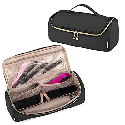 Yarwo Bolsa para Plancha de Pelo, Estuche de Viaje Compatible con Planchas para el Pelo Corrale, Bolsa para Cepillo Eléctrico Alisador de Pelo y Acces
