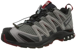 Salomon XA Pro 3D, Trail Running Shoe Hombre, Gris (Monument/Ebony/Red Dahlia), 47 1/3 EU características