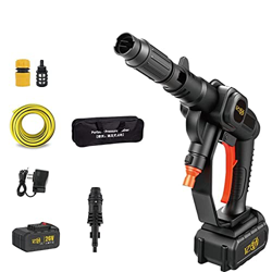 ZBBN 26V Cordless High Pressure Washer 700W Portable Handheld Electric Washer 2 In 1 Nozzle with 20000 MAh Storage Bag Suitable For Car, Garden Wateri en oferta