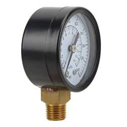 Manómetro Radial, Acero Inoxidable, Esfera Transparente, Medidor de Presión de Aceite de 50 Mm para Piscina para Bomba precio