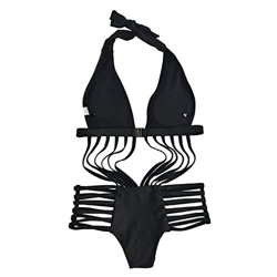 Conjunto de Bikinis con One Piece Bikini Mujer 2019, Nuevo Mujer Push-Up Bikini Acolchado Bra Traje de baño precio