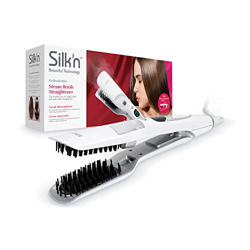 SILK'N GoBrush Mist - Cepillo de Estilo con Vapor - Para Un Cabello Perfecto Y Brillante - con Tecnología de Suavizado 3D, Blanco características