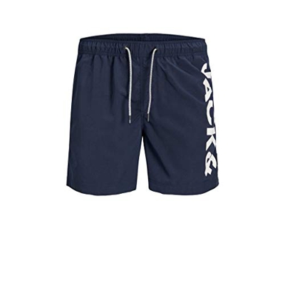 Jack & Jones - Bañador tipo bóxer para hombre, talla grande turquesa XXXX-Large