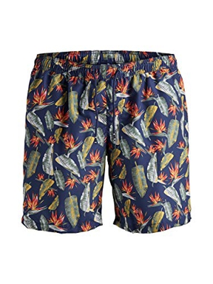 JACK&JONES - Bañador tipo bóxer para hombre, tallas grandes turquesa 58