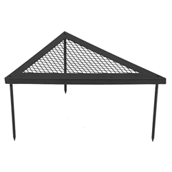 Exterior Hierro forjado Mesa de camping con bolsa de almacenamiento Portátil Mesa auxiliar, para campamento, picnic, mochilas, playa precio