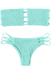 CheChury Mujer Bikini Bandeau Bralette Traje de Baño de Tubo Brasileños Bañador Ropa de Bano Dos Piezas Push Up Traje de baño con Acolchado Conjunto d precio