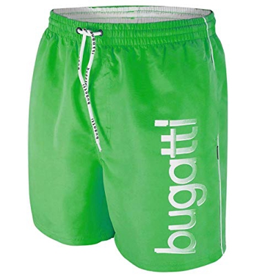 Bugatti® - Bañador para hombre en color azul marino, turquesa o negro Green (Modelo: 2020). XL