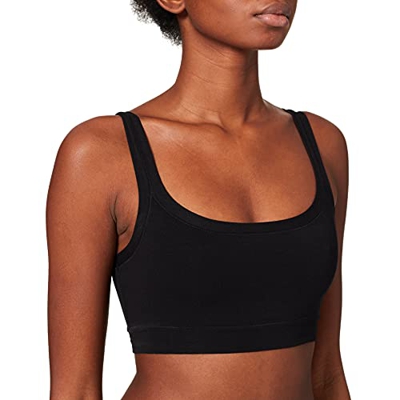 United Colors of Benetton Reggiseno 3ZQM1R1D4 Bikini Estilo Ropa Interior, Nero 100, Talla única para Mujer