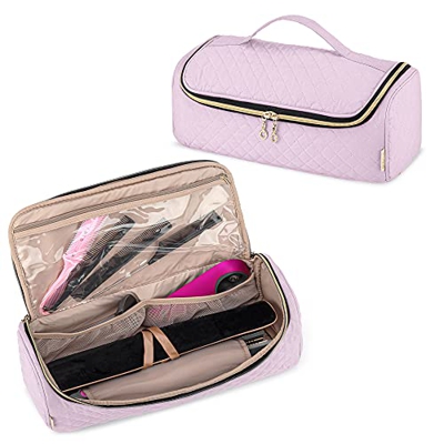 Yarwo Bolsa para Plancha de Pelo, Estuche de Viaje Compatible con Planchas para el Pelo Corrale, Bolsa para Cepillo Eléctrico Alisador de Pelo y Acces