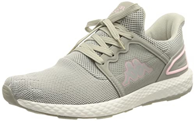 Kappa ETAL Unisex, Zapatillas para Correr de Carretera Adulto, 1421 L Grey Rosé, 42 EU
