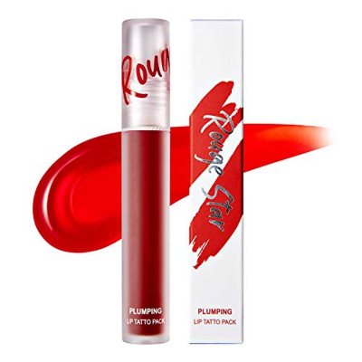 CATRIN Rouge Star Plumping Lip Tattoo Pack Richly Red Tinte labial Pintalabios peel off con efecto voluminizador de larga duración de 12 horas