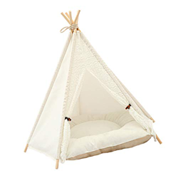 Balacoo Tienda de campaña para mascotas Tipee para perros y gatos, portátil, para interiores y exteriores, para mascotas pequeñas y medianas precio