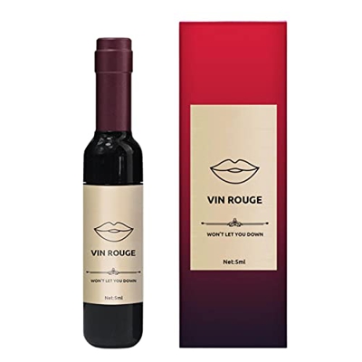 Vino Lápiz Labial Tinte - Botellas De Vino del Lápiz Labial por Señora, Duradero Impermeable A Las Manchas De Labios, La Creatividad Mate Brillo De La