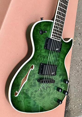 Baimelong Guitarra Eléctrica, Media Guitarra De Jazz Cuerda De Acero Acústico Guitarras Cuerdas De Guitarra Acero Acústico Guitarra eléctrica BAIMENGL