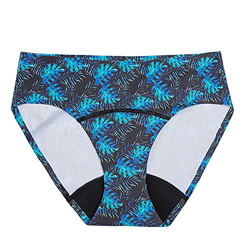 Menstrual Teens, Bottom Bottoms Mid Leakproof Bikini Women For Swim Waisted Swimwears Tankinis Set (Blue, S) en oferta