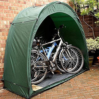 ZT Bicicleta de la tienda del pabellón nave de almacenamiento de bicicletas con la ventana de diseño multifuncional al aire libre impermeable a prueba