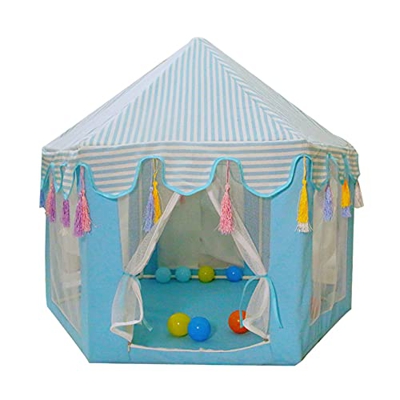 yinyinpu Casitas para Gatos Tienda de campaña para Perros Plegable Cama de Gato Cama para Perro con sombrilla Perro Sombra de Sol Casa de Perro Blue