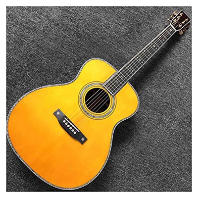 AMINIY Spruce Sólido Top 42 Estilo Rosewood A Lado De La Parte Posterior Ebony Fingerboard Acústica Guitarra Eléctrica Guitarra (Color : Guitar, Size 