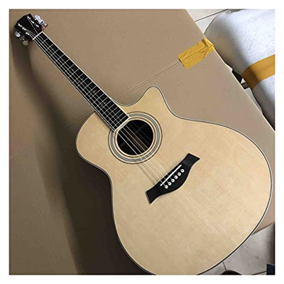 AMINIY Spreson Spruce Top 41"Classic G414S Guitarra Acústica con Lateral Trasero De Palisandro ABATONING ADUTADUBO EBONO Guitarra (Color : Guitar, Siz