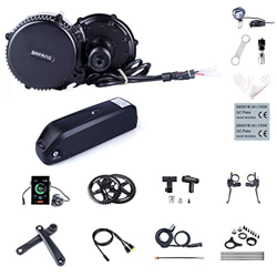 BAFANG Ebike BBS02B 48V 750W Kit de Conversión de Bicicleta de montaña con Motor Central Bicicleta con Batería de 48V 11.6/13/17.5/18Ah Hailong, Bater características
