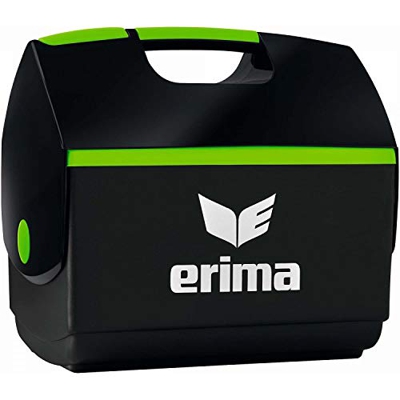erima Nevera 2.0 Portátil, Unisex-Adult, Negro/Green Gecko, 10 l