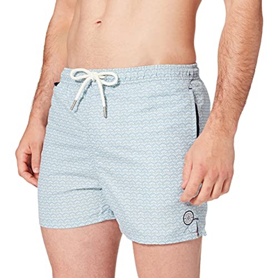 Springfield PETALOS Bañador para Hombre, Estampado Verde, M