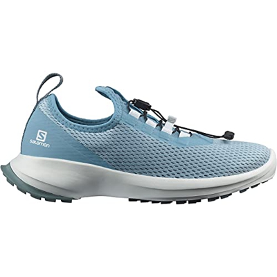 Salomon Sense Feel 2 Mujer Zapatos de trail running, Azul (Crystal Blue/White/Trooper), 38 2/3 EU