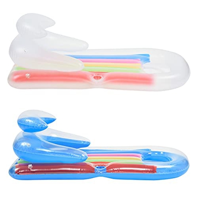 Eteng 2 sillas de piscina inflables para tumbonas flotantes con reposabrazos