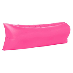 sevennine Bolsa de Dormir de la Tumbona Inflable Sillón de Aire Anti Fugas Sofá portátil para Acampar Rose Rojo características