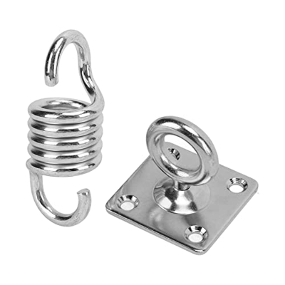 Onewer Juego de Columpios para Colgar, 551LB, Capacidad de Carga, Acero Inoxidable, Anticorrosión, Hamaca, Silla, Kit para Colgar, Antioxidante para H