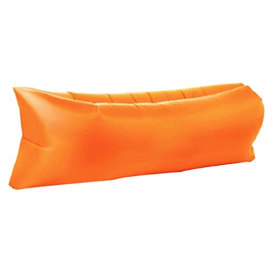 Yoyakie Sofá Inflable de Aire para tumbonas, sofá Inflable, Silla de Camping antifugas, Junto al Lago, portátil Hommock con Sacos de compresión, Naran