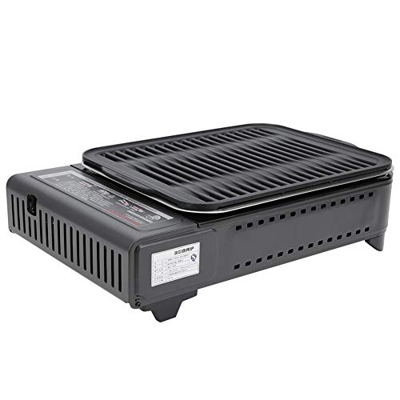 Bnineteenteam Estufa de Gas para Acampar, MS-BBQ Estufa de Gas para Barbacoa de jardín Estufa de Gas para Barbacoa a Prueba de Viento Estuche de Cocin