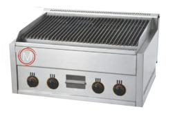BARBACOA INDUSTRIAL DE PIEDRA VOLCANICA A GAS 68CM precio