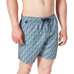 Springfield BAÑADOR Peach Abstracto Hombre, Estampado Azul, L precio