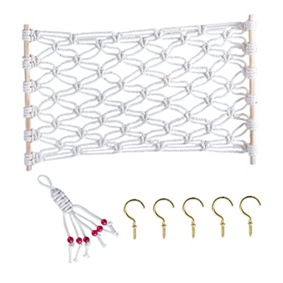 Ornamentos de artesanía Hamaca de fruta, neta del soporte de frutas, soporte de hamaca de plátano, cesta de frutas colgantes, producir hamaca para la 