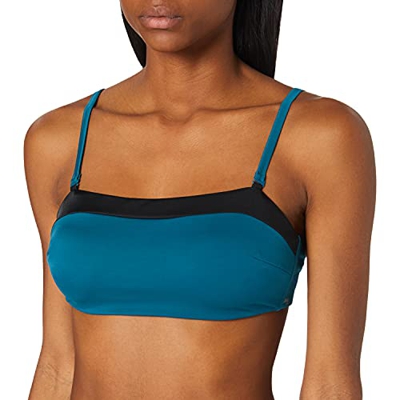sloggi Shore Kosrae Bandeau Bikini, Green Combination, XL para Mujer
