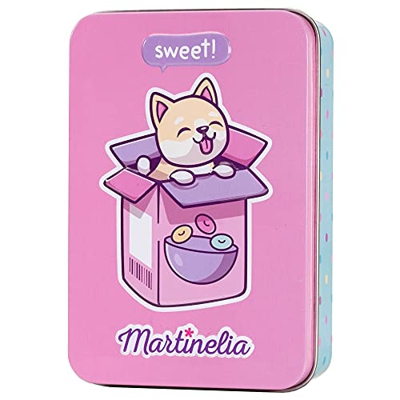 Cupcake Caja Metal Pintalabios 5 pzas