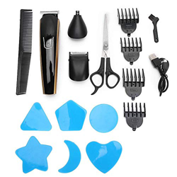 Afeitadora eléctrica, tijeras para barba Cortadora de cabello Cuchilla de doble cara Afeitadora para barba, Recorte de pelo en la nariz Hombres para c características