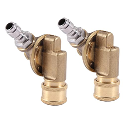 ZALAGA 2X Acoplador Pivotante para Boquilla de Lavado A Presión,para Limpieza de Canalones, 240 Grados, 4500 PSI precio