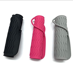 Xushan - 3 alfombrillas de almacenamiento de seguridad antiprotección para el alisador de pelo de silicona para rizadores y planchas de alisado – Este en oferta