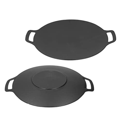 SHYEKYO Placa de Barbacoa, Ligeramente Inclinada hacia el Centro de la Olla Placa de Barbacoa para Cocina de Inducción