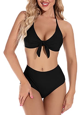 UMIPUBO Bikinis Mujer Traje de Baño Conjunto Bañador Ropa de Playa Dos Piezas Inclinarse Bikini Sets Push up Sujetador Acolchado Bra Tops y Braguitas 