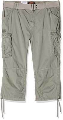 Schott NYC Trranger50 Bañador, Gris (Grey Grey), W32 (Talla del Fabricante: 32) para Hombre