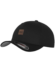 Urban Classics Leatherpatch Flexfit Cap, Gorra de Béisbol Unisex, Negro (black 7), S/M características